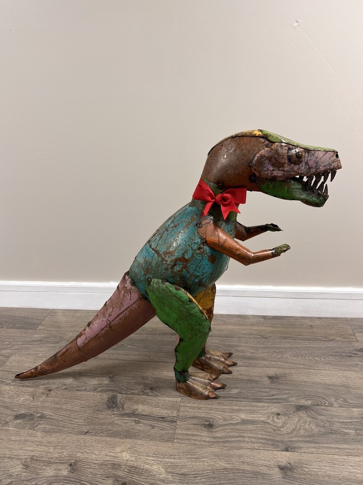 Pressed Steel /  Metal Dinosaur- 30” high  