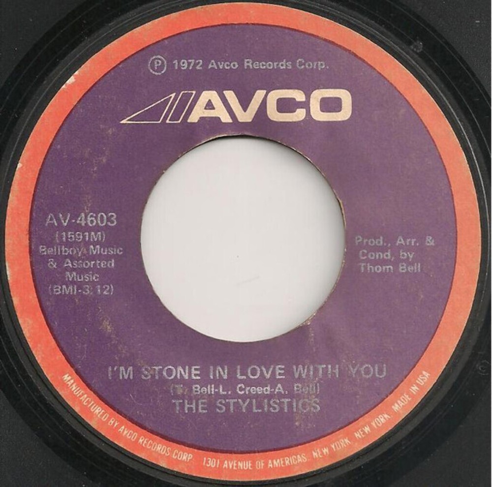 The Stylistics - I'm Stone In Love With You / Make It Last (7