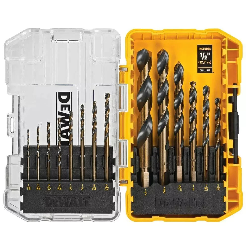 DeWalt 14-Piece (Black and Gold) DRILL BIT SET