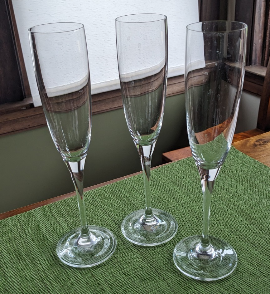 Villeroy & Boch MAXIMA Crystal Champagne Flutes Set of 3