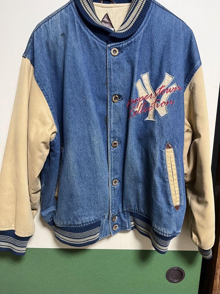 Vintage Yankees Stadium Jacket - Slightly Worn, Great Patina