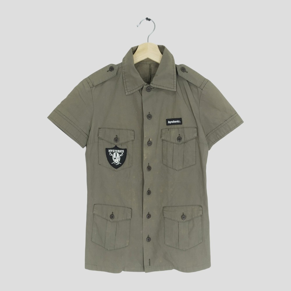 Vintage Hysteric Glamour Japan Womens Button Down Shirt Size S 90s Retro Style