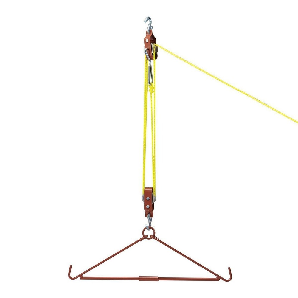 Heavy-Duty Gambrel and Pulley Hoist for Game, Equipment, and Machinery - 440 lb
