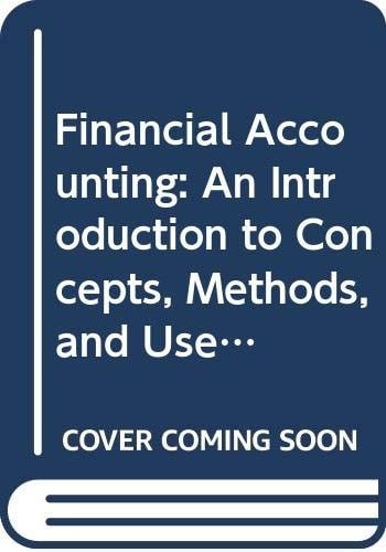 Financial Accounting: Study Guide by Stickney,Weil, Roman L.,Stickney, Clyde P.,
