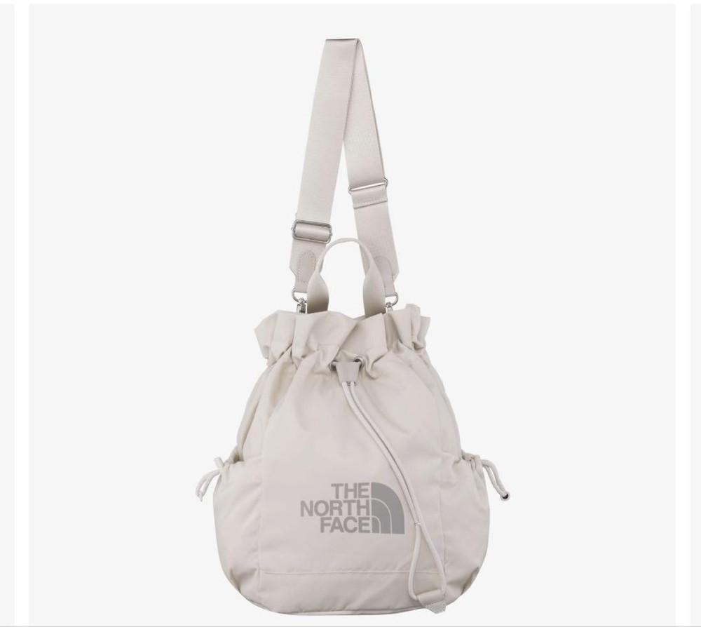 The North Face Nn2Pr11K Cream Drawstring Bag - Stylish & Durable Everyday Carry