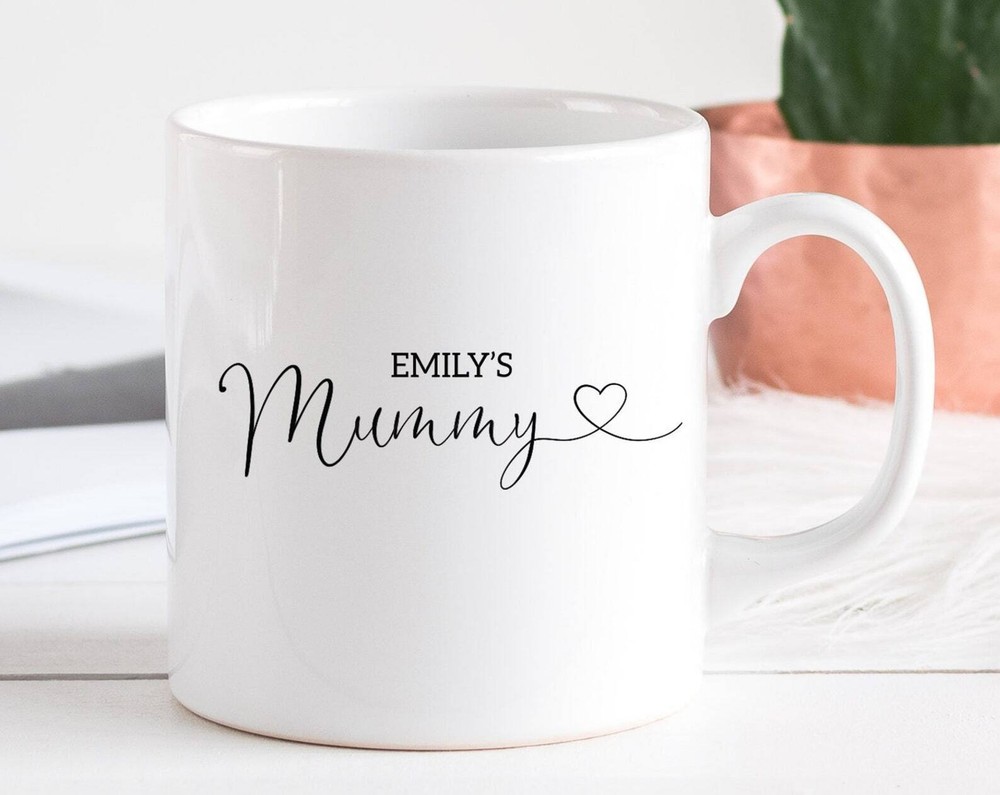 Custom Mum Mug - Personalised Coffee Cup Gift for Mother  