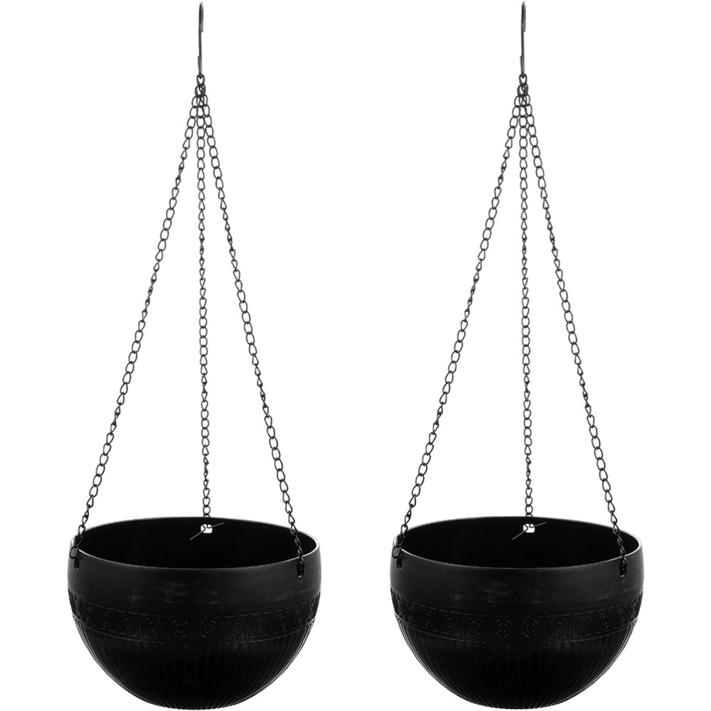 2 Pcs Plant Baskets Indoor Flowerpot Stylish Hanging Planter Simple Design