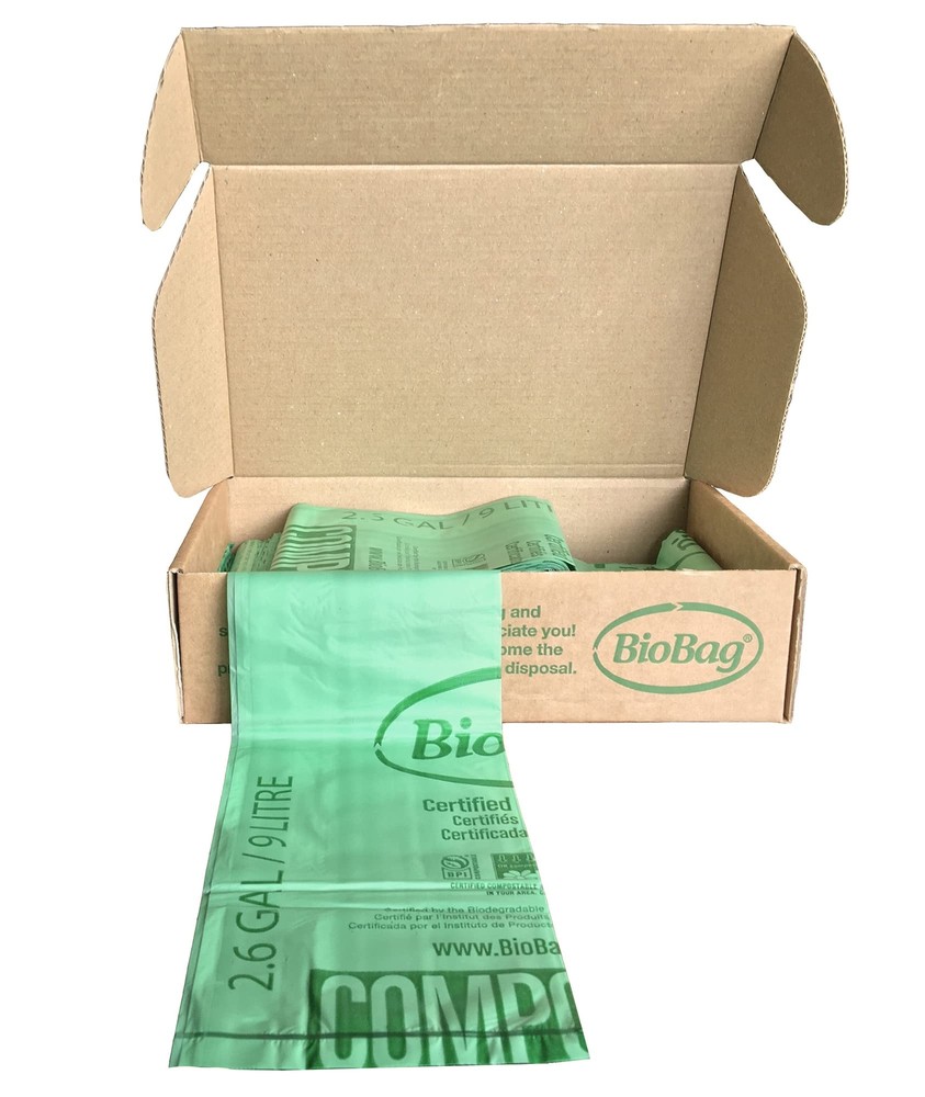 (USA), The Original Compostable Bag, 2.6 Gallon, 100 Total Count, 100% Certified