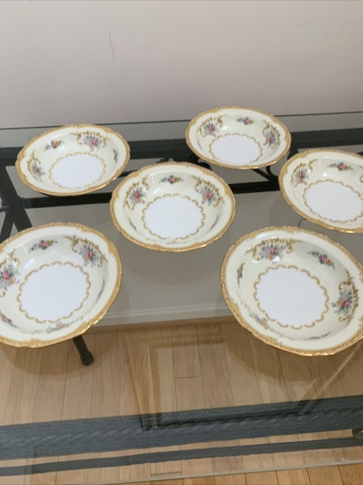 NORITAKE LOTUS-FRUIT/ DESSERT BOWL-SET OF SIX