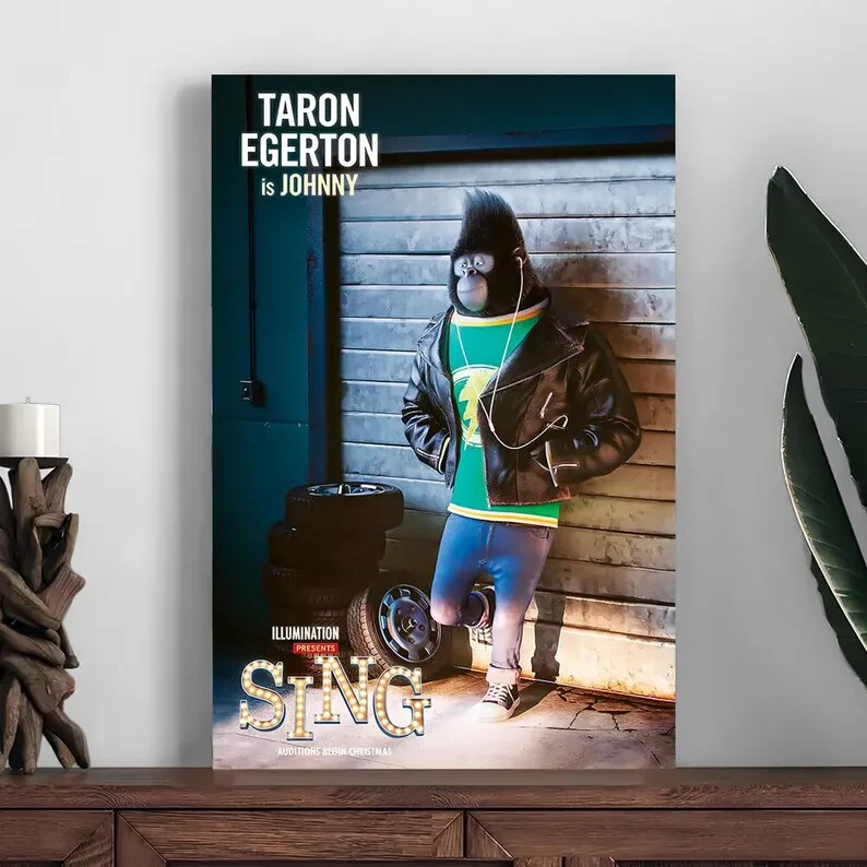 Sing Movie Poster - Home Decor & Room Decoration Art Print