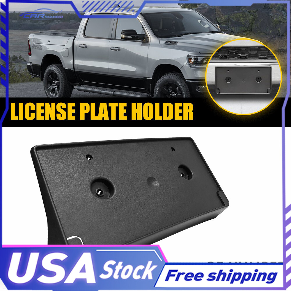 19-22 Dodge Ram 1500 Front Bumper License Plate Bracket CH1068151