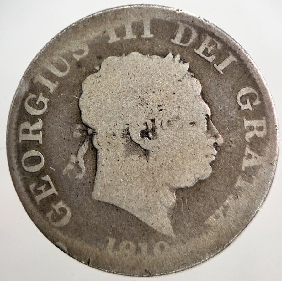 1819 George III Silver Half-Crown Collectible Coin | Graded | a7247