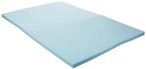 Memory Foam Mattress Topper - 2 Inch Gel Infused Memory Foam - Plush Feel - C...