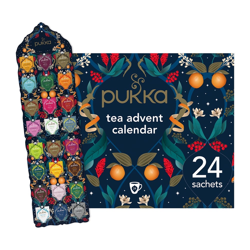 Pukka Herbal & Tea Gift Calendar Tea Selection made with Organic Ingredients ...