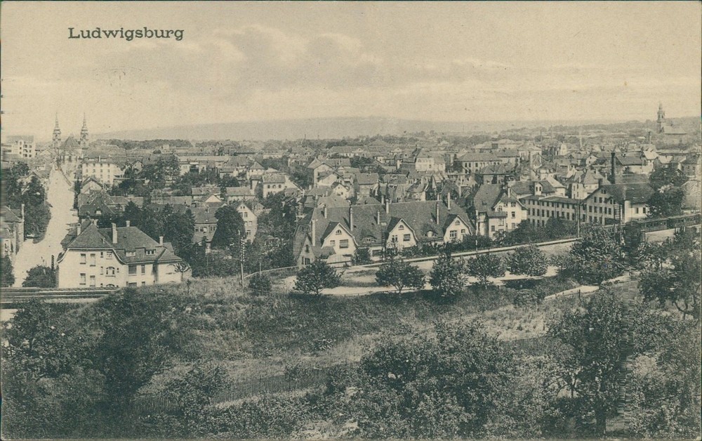 Ansichtskarte Baden-Württemberg Ludwigsburg 1915