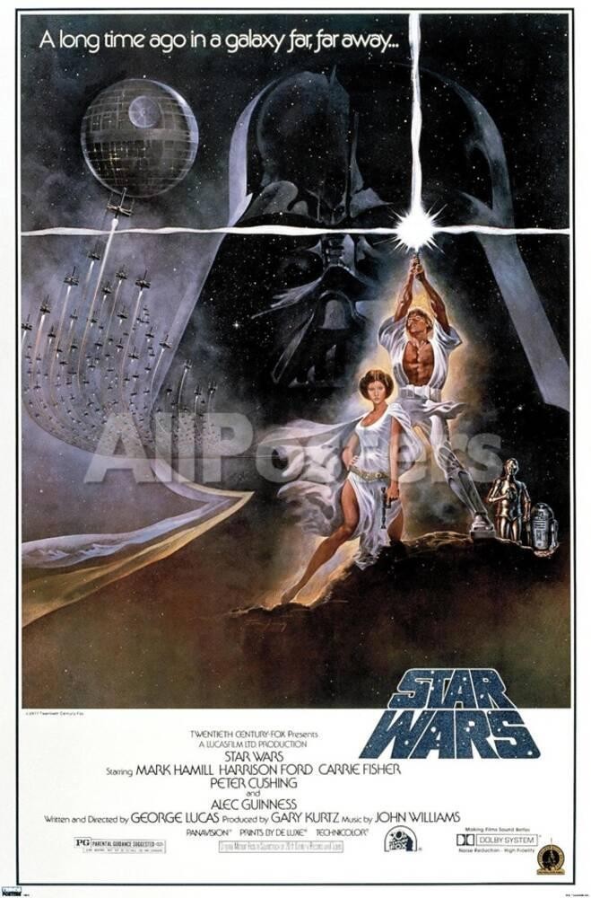 Star Wars A New Hope One Sheet Movie Poster Home Decor Unframed