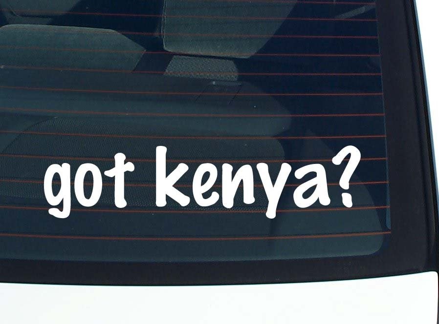 got kenya? CAR DECAL BUMPER STICKER VINYL FUNNY JOKE WINDOW