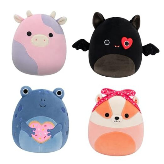 Original Valentine’s Day 4-Pack – Official Jazwares Plush (Little) (Amazon