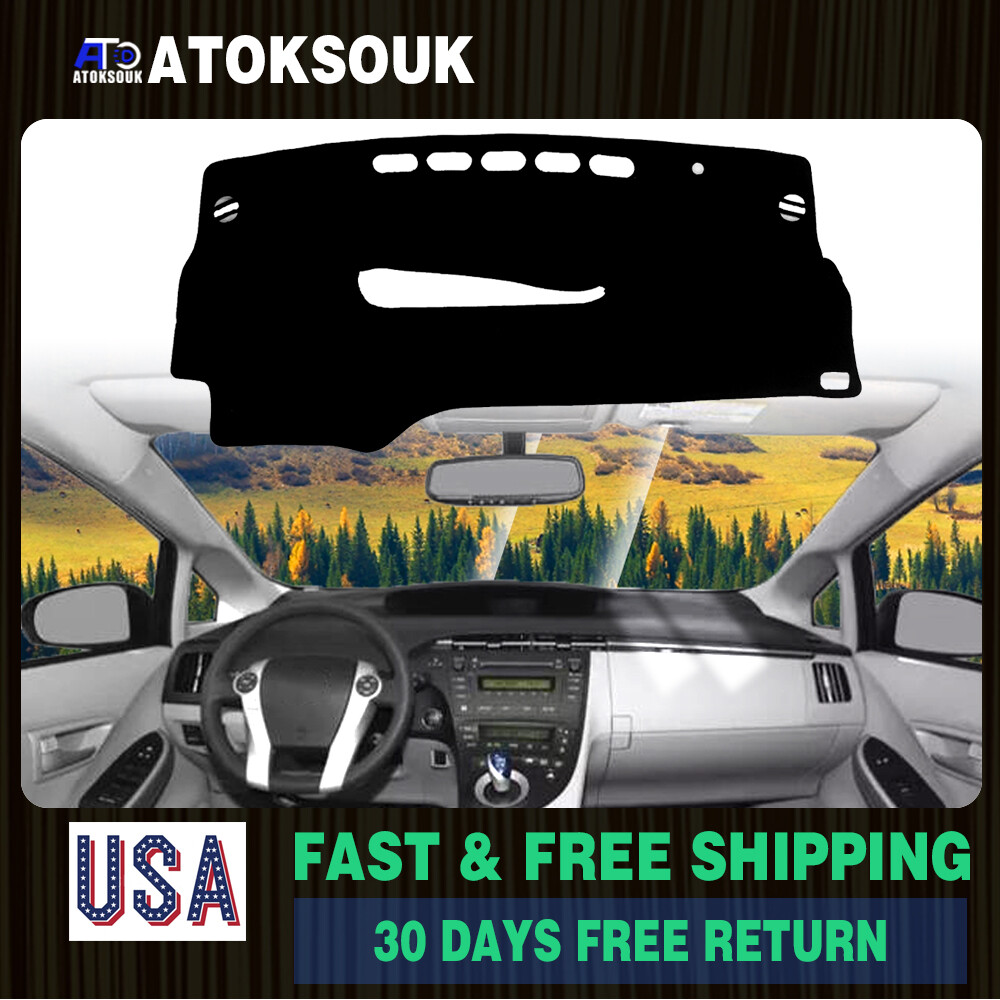 Sun-Proof Dashboard Cover Mat for 2010-2015 Toyota Prius Interior Protection