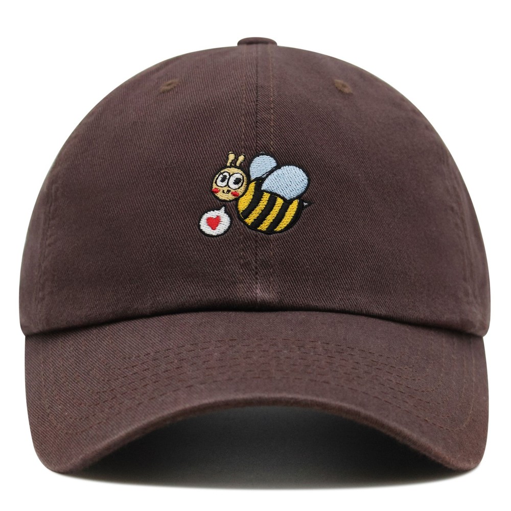 JPAK Bee Premium Dad Hat Embroidered Cotton Adjustable Animal Lover