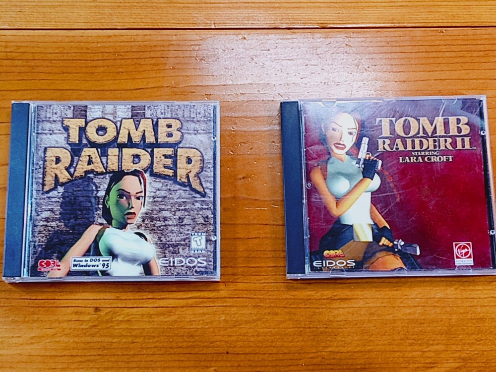 Tomb Raider 1 & Tomb Raider 2 Special Edition PC (Windows 95, 98)⚰️🔫🔫🔥
