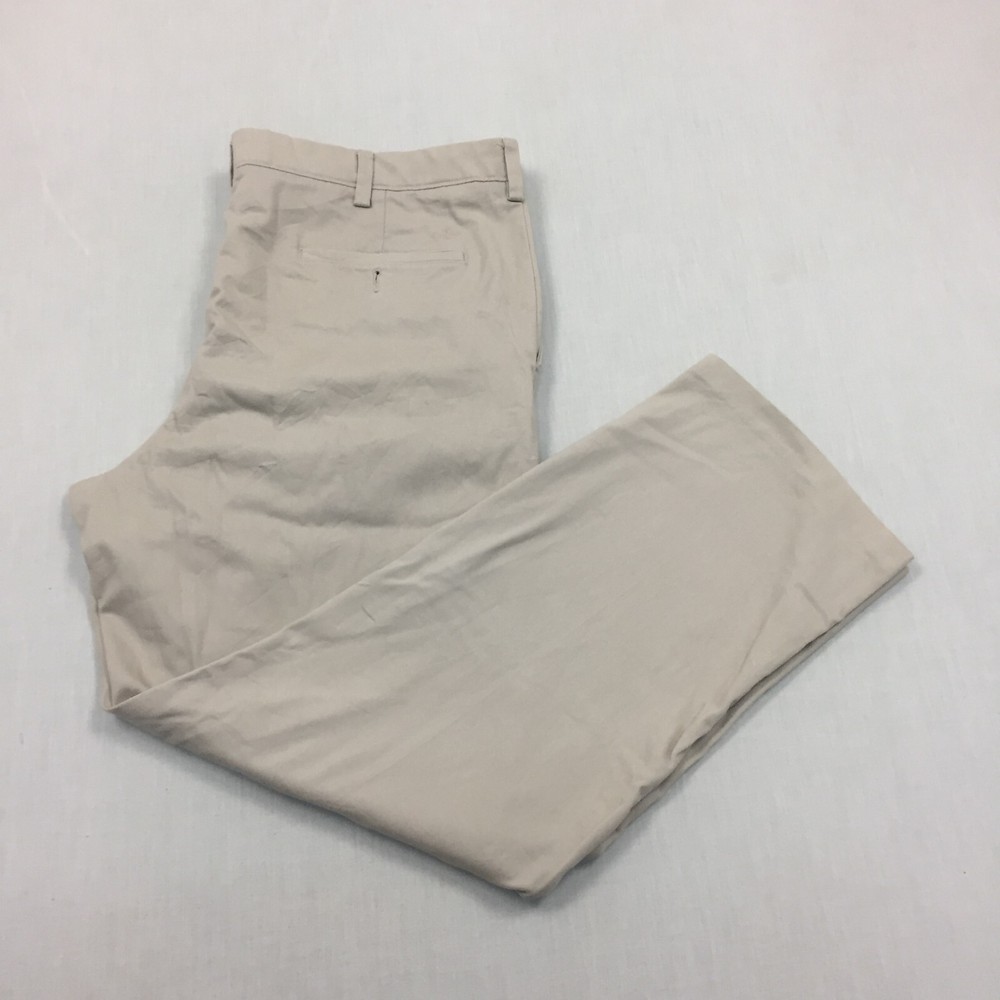 Dockers Chino Trousers Cotton Pants Straight Fit Mens Size 40W 30L Beige