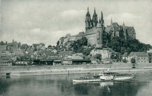 Ansichtskarte Meißen Elbe Albrechtsburg und Dom  (Nr.9250)
