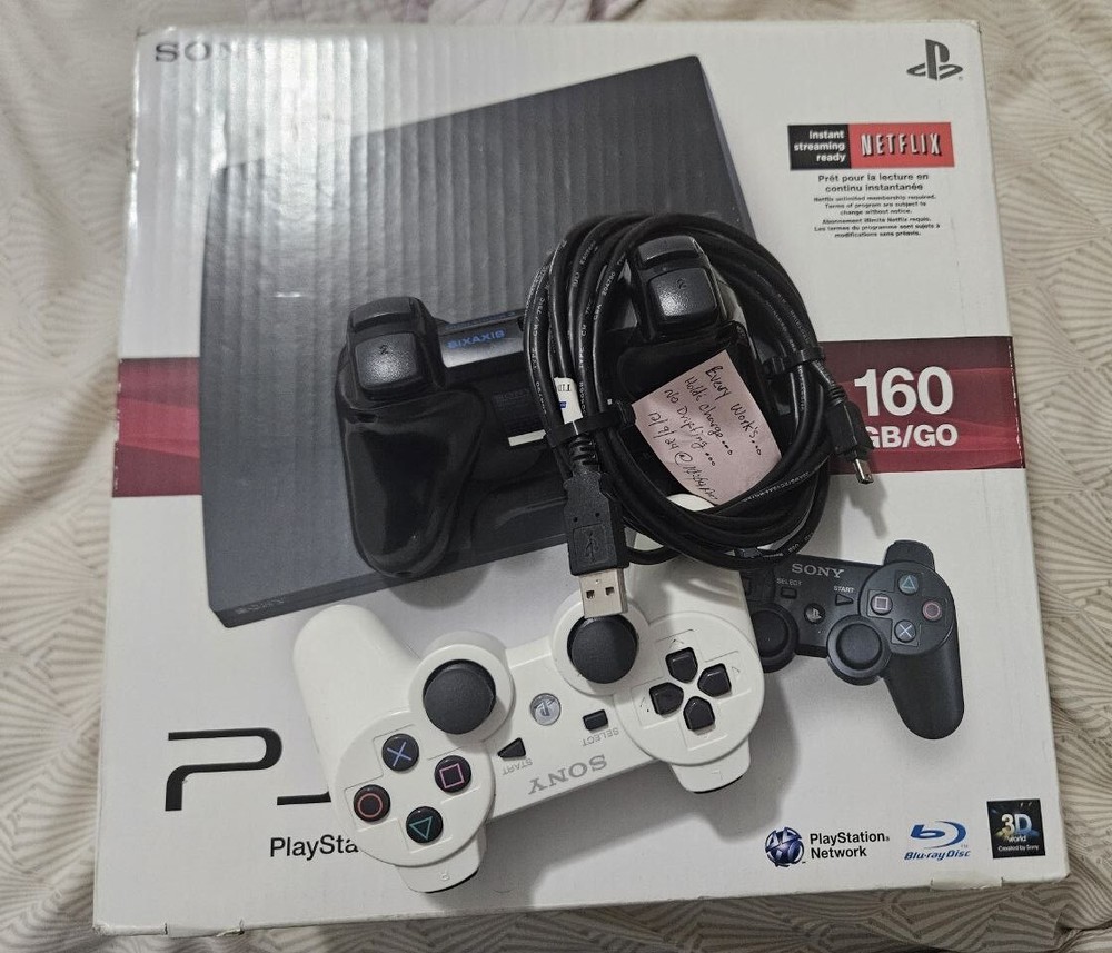 PS3  Bundle (controllers+9 videogames) all inside original boxes