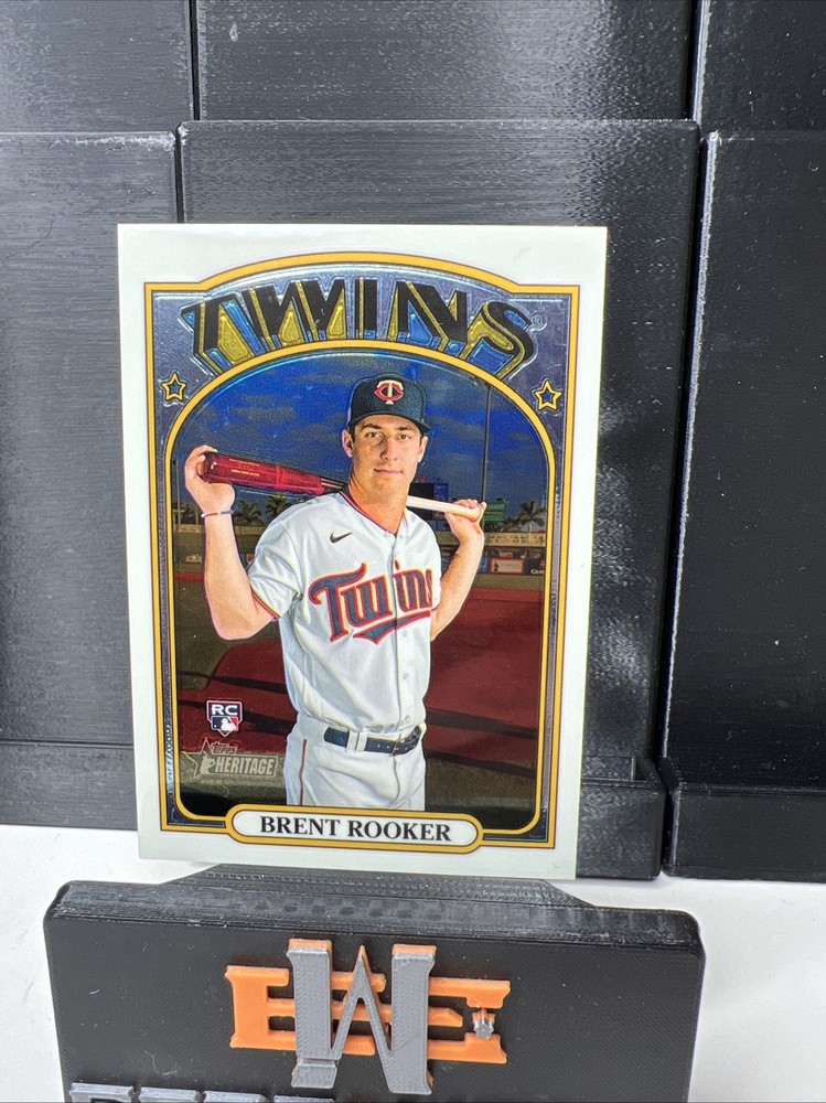 2021 Topps Heritage High Number - Chrome #511 Brent Rooker /999 RC Rookie