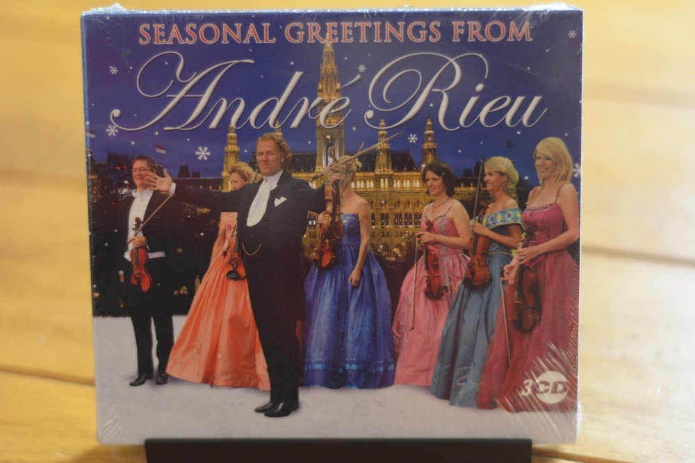 SEASONAL GREETINGS FROM ANDRE RIEU AUDIO CD [NEW SEALED] 3 DISC SET SCARCE [165]-image