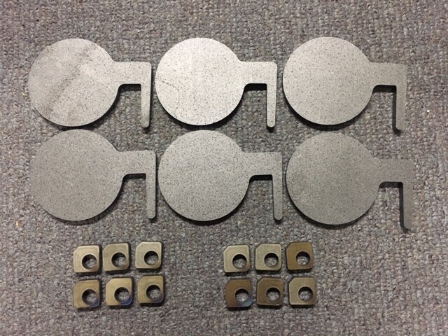 AR500 Steel Target Dueling Tree DIY Kit 6pc 6