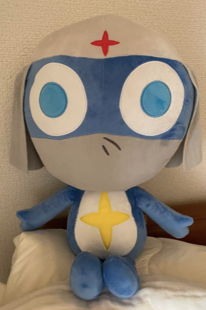 Sgt Sergeant Frog Keroro Gunso DORORO Life-size Plush Doll 55.5cm japan anime