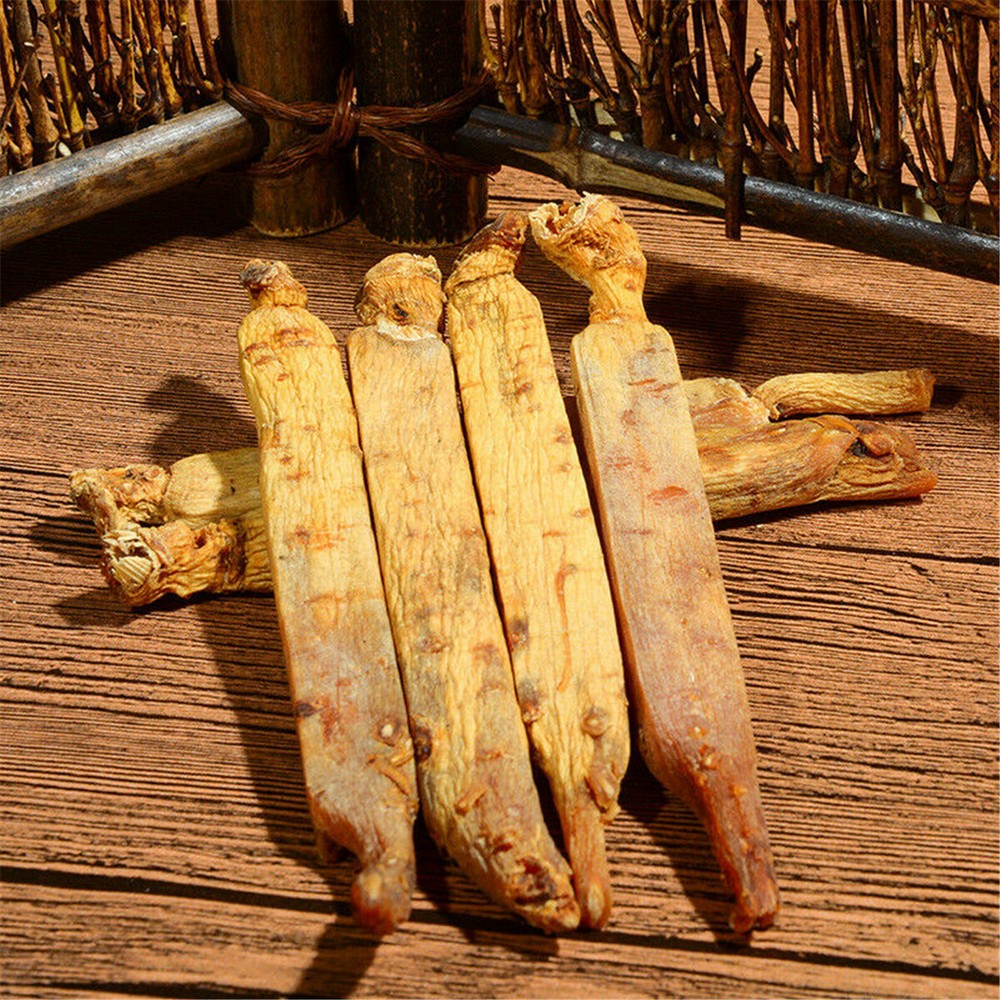 10-Year Old Dry Red Ginseng Root Chinese Herbal Health Food & Tea