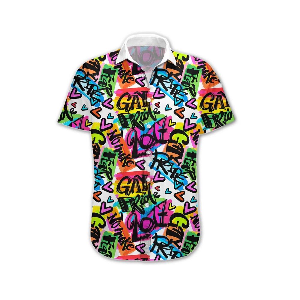 Gay Proud 3D Shirt Lgbt Pride Design Hawaiian Shirt
