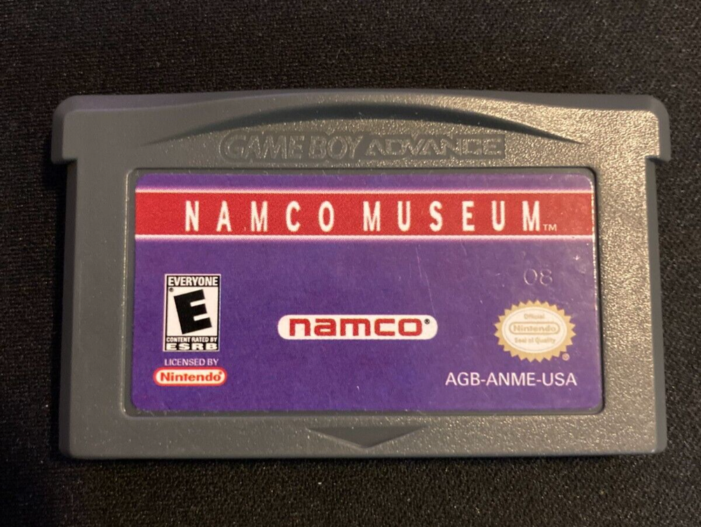 Namco Museum Game Boy Advantage Arcade Classic Dig-Dug Galaga Pac-Man no case