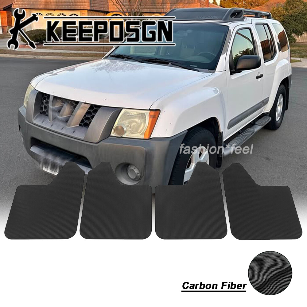CARBON FIBER SUV Mud Flaps Splash Guards Wheel Fender Flares for Nissan Xterra