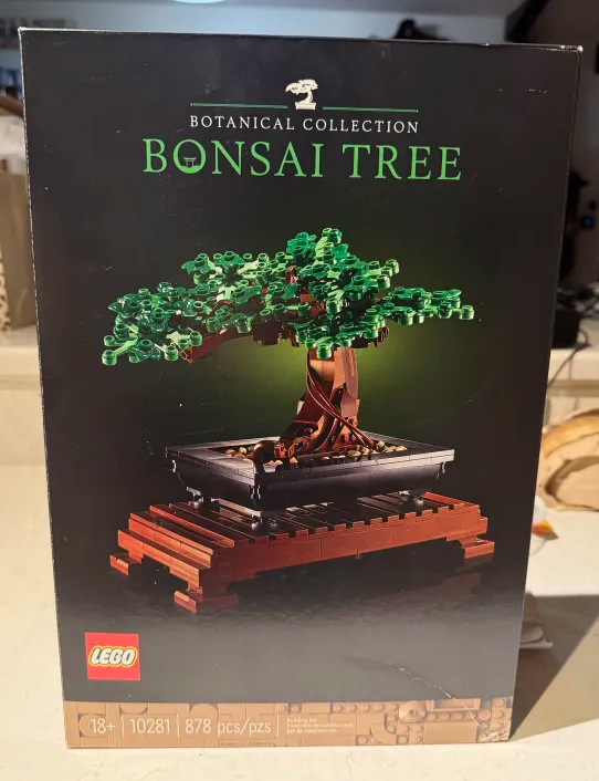 Lego Botanical Bonsai Tree Building Kit with 878 Pieces Set 10281