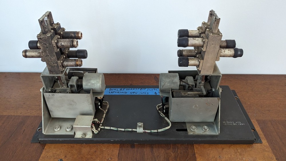 RF Transfer Switch latching 110V coils