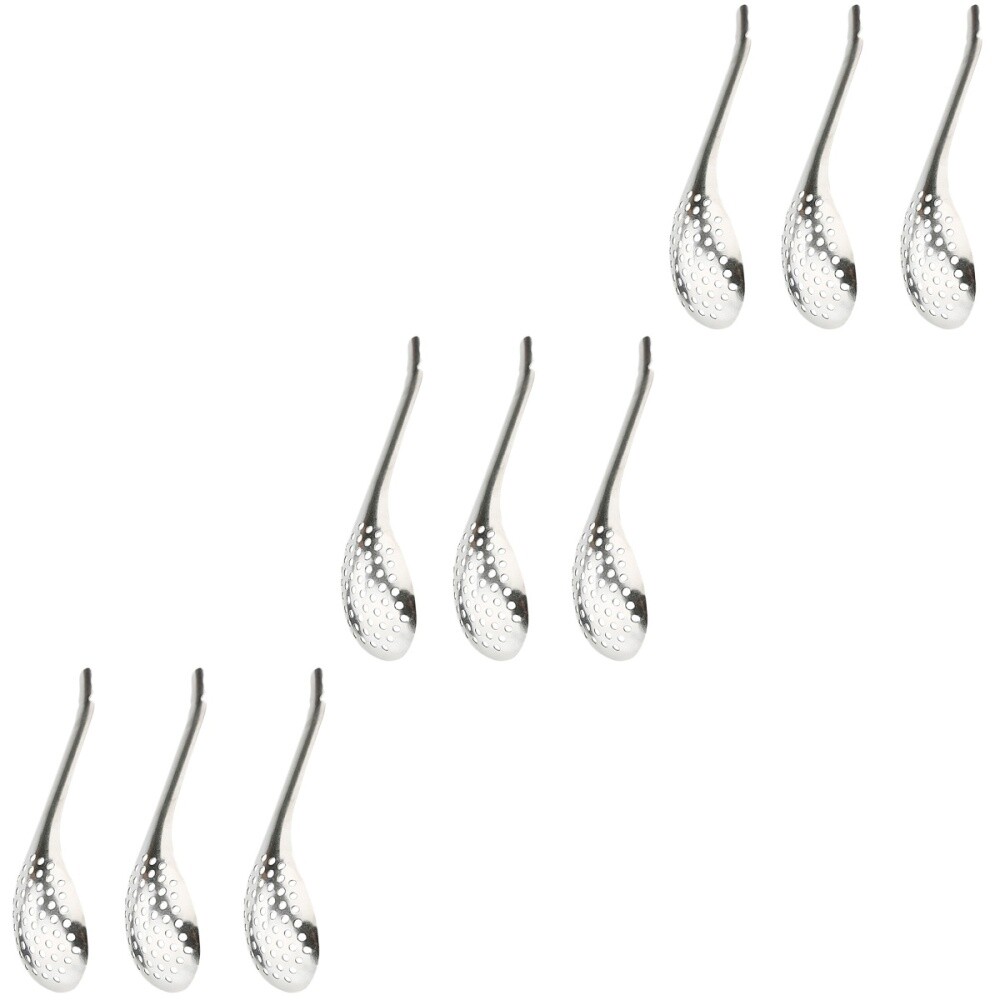 3 Sets Multifunction Caviar Colander High Quality Spoons Smooth Strainer