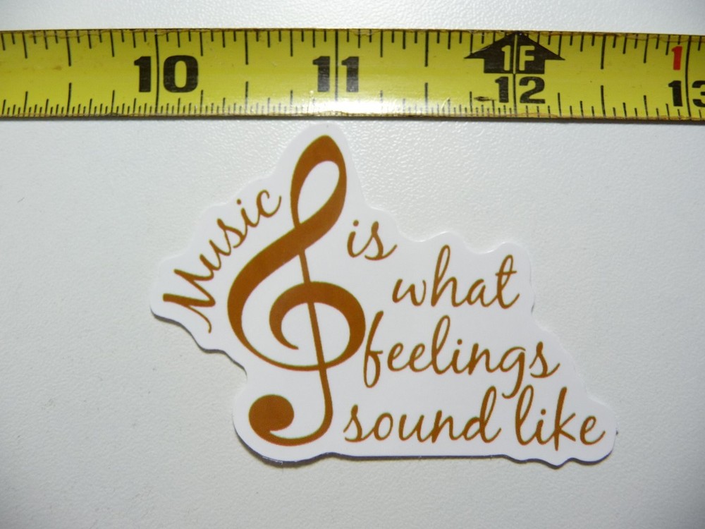 Music Note Sticker Decal for Fans of Concerts and Musical Fun