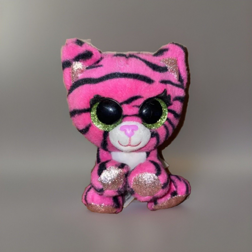 Zuru CoCo Surprise Collectable Poppy Neon Plush Tiger Pink Black 5