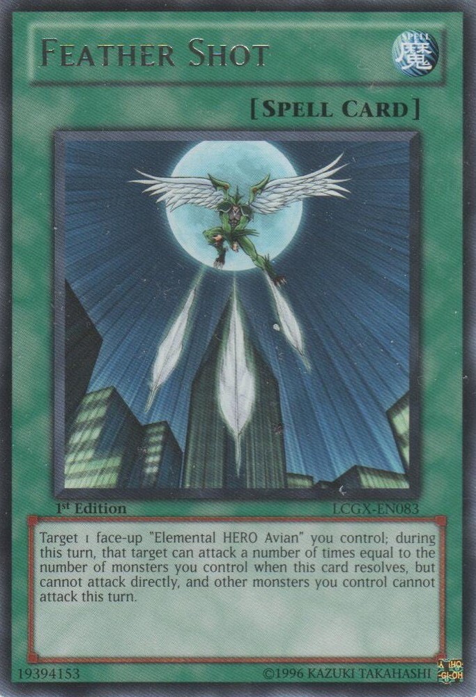 Feather Shot LCGX-EN083 1st Ed Yu-Gi-Oh Legendary Collection 2
