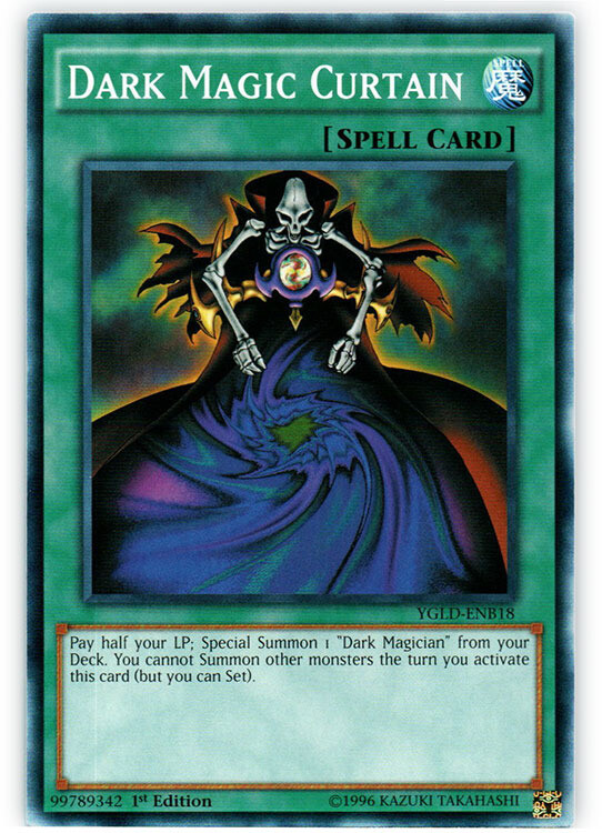 Dark Magic Curtain YGLD-ENB18 Common 1st Edition x3 Near Mint