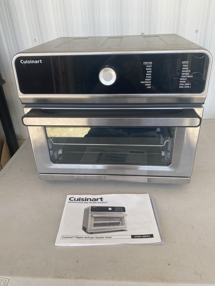 Cuisinart CTOA-130PC3 0.6 cu ft Air Fryer Toaster Oven Gently Used