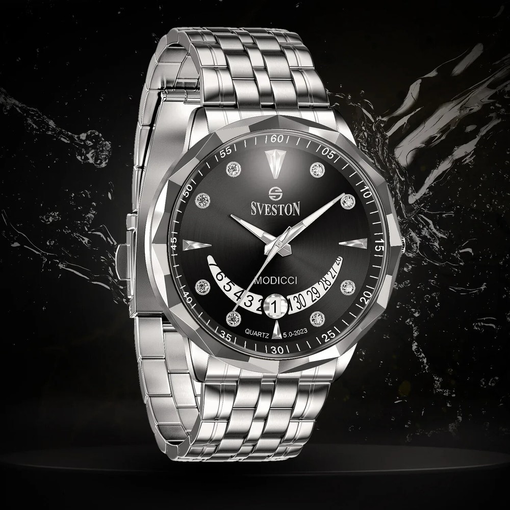SVESTON MODICCI 39mm Stainless Steel Watch For Men