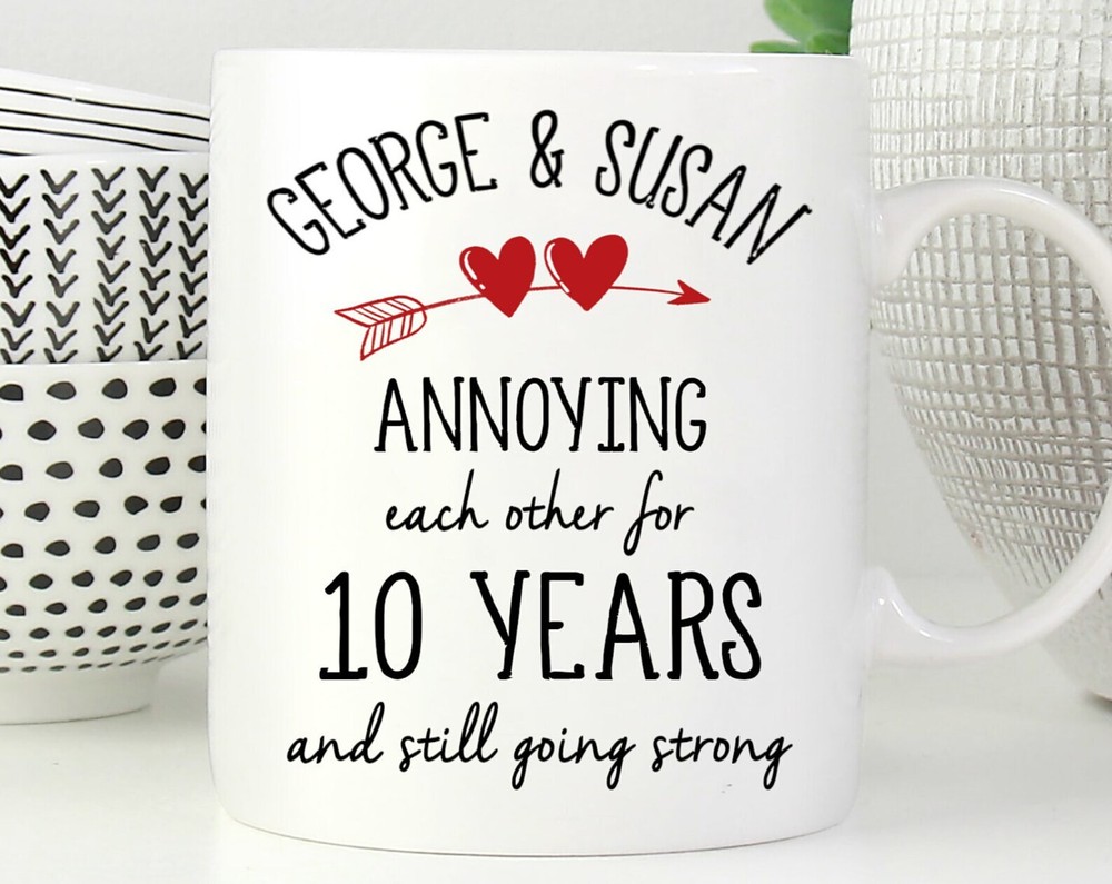 Custom Anniversary Mug - Funny Gift for Couples & Parents  