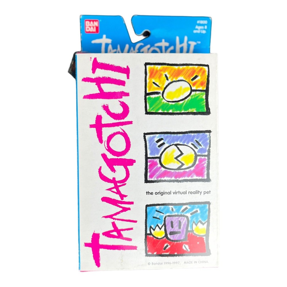 1996-1997 Tamagotchi Original Box Retro Virtual Pet #1800