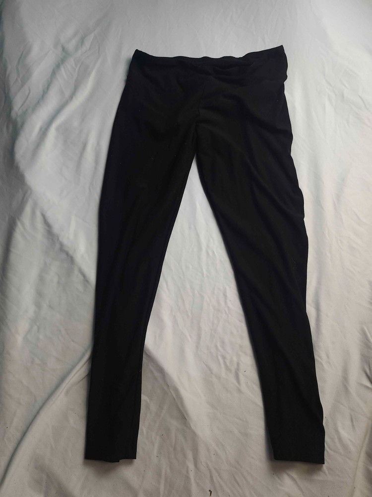 No Boundaries Leggings Juniors Large 11-13 Black Cropped Pull On Stretch Casual