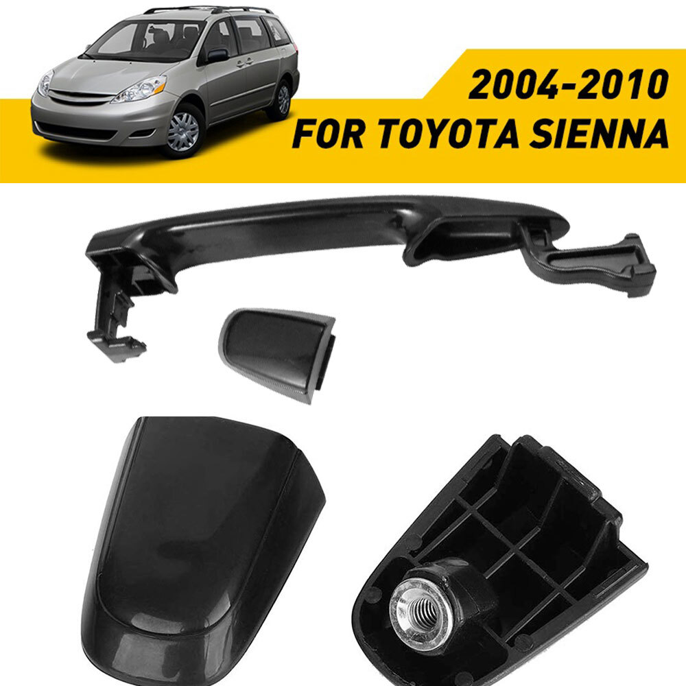 For Toyota Door Sliding Sienna Door Handle Left&Right Rear Black #6921308020