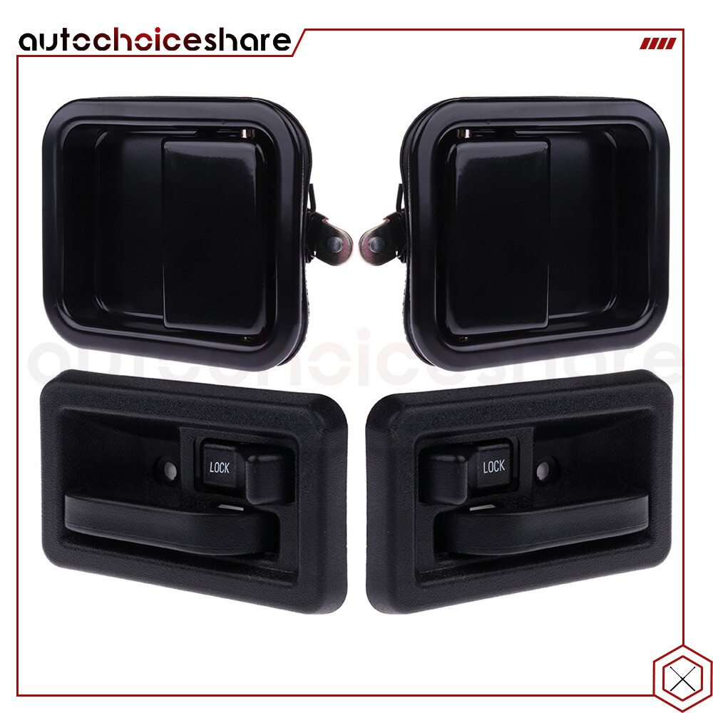 Upgrade Your Jeep Wrangler 97-04 with 4X Front Left Right Interior Exterior Door Handles